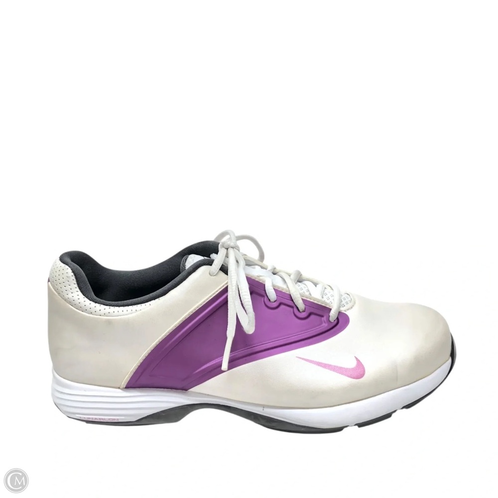 Nike. Lunar Saddle Golf Shoe. Purple/White. Size 7.5.